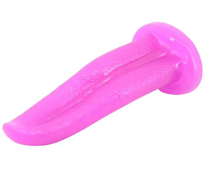 Anal Tongue Shape Anal Plug Purple FAAK