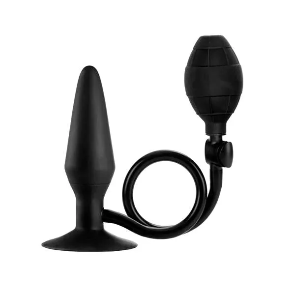 Booty Pumper Medium Black Inflatable Plug Booty Call Anal