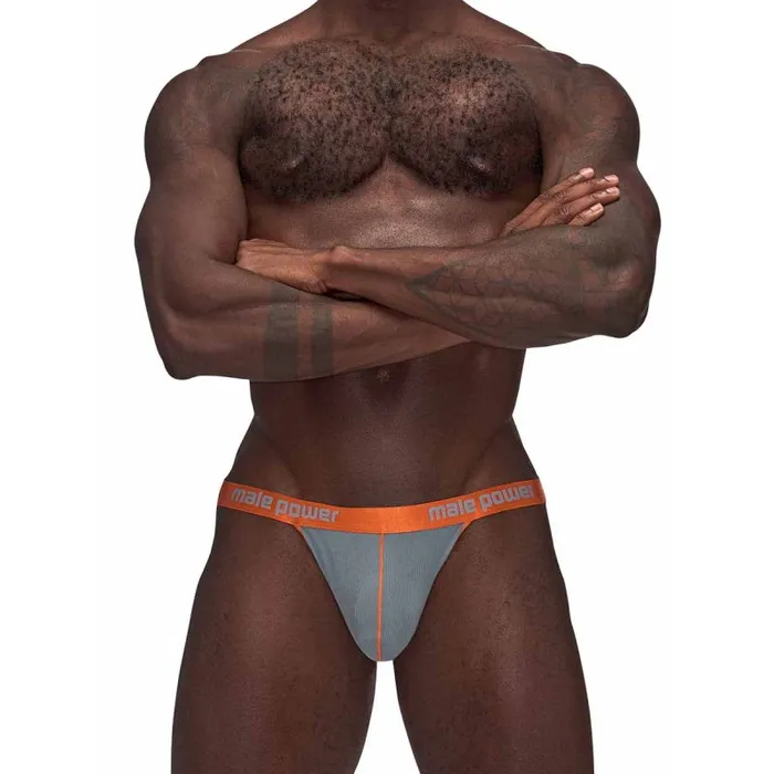 Casanova Uplift Jock Grey Male Power Vibrators