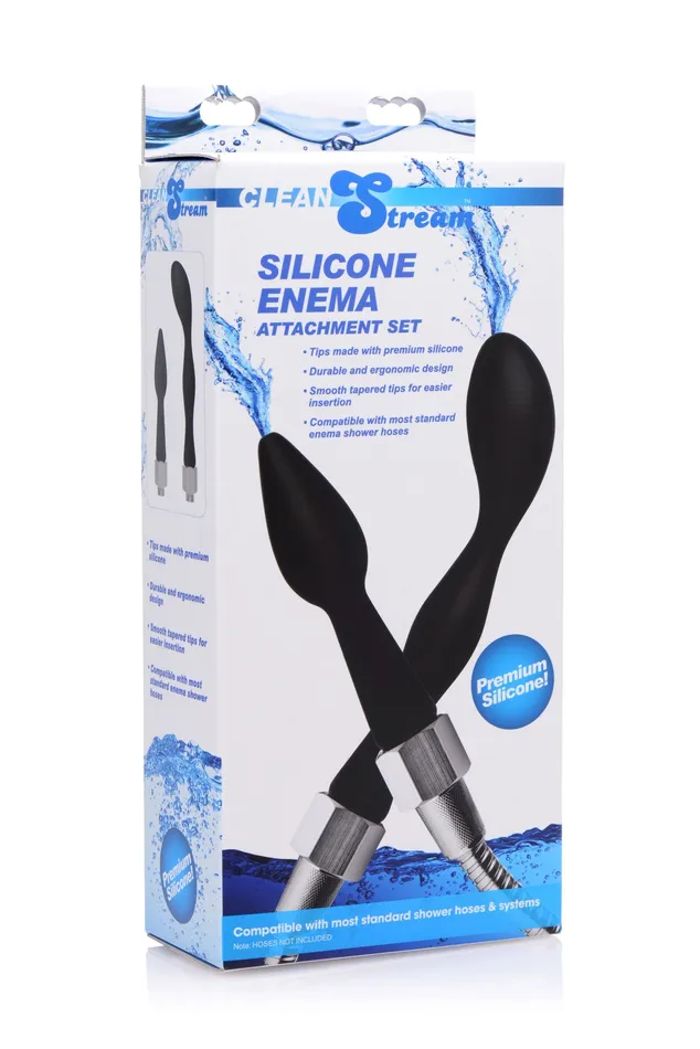 CleanStream Female Sex Toys Silicone Enema Attachment Set