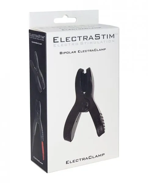 ElectraStim Electrastim Bipolar Electraclamp Black Anal