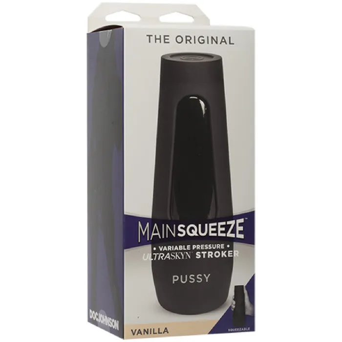 Main Squeeze The Original Pussy Stroker Vanilla Doc Johnson Male Sex Toys