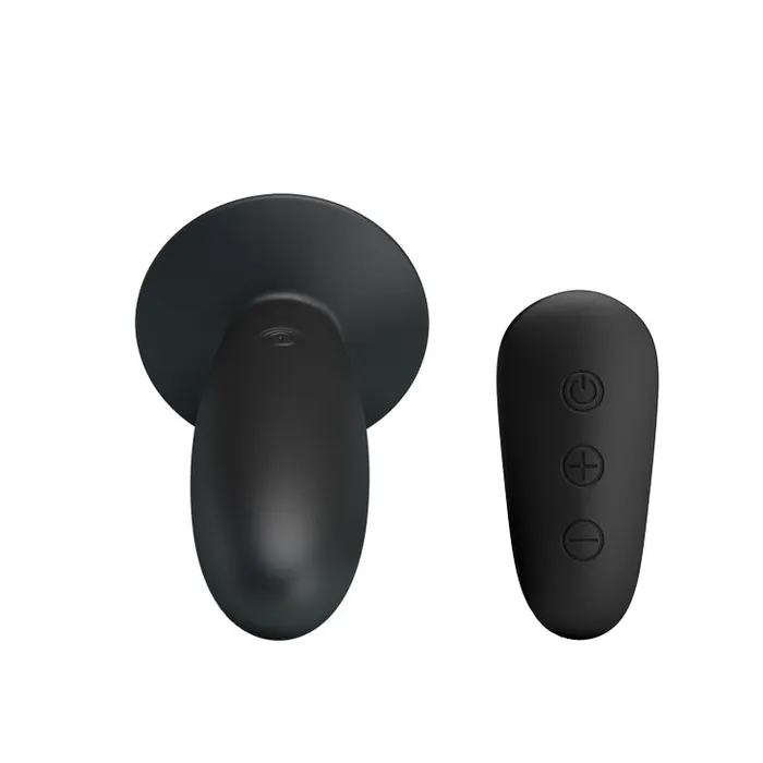 Pretty Love Anal Mr Play Remote Control Vibrating Anal Plug Black