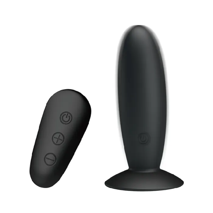 Pretty Love Anal Mr Play Remote Control Vibrating Anal Plug Black