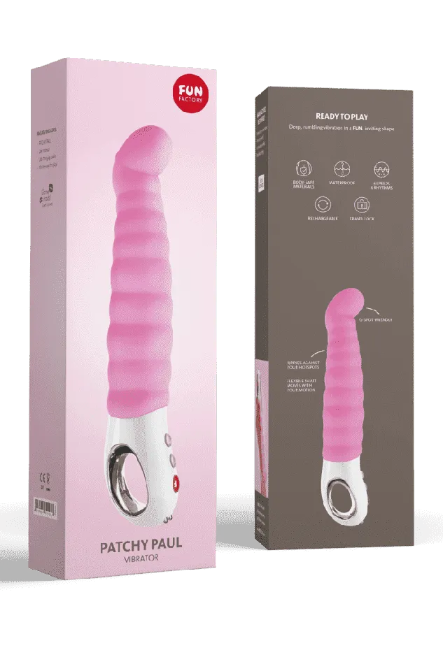 SL Fun Factory Patchy Paul G5 Deluxe Vibrator Candy Rose Vibrators