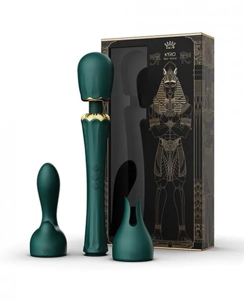 ZALO Vibrators Zalo Kyro Wand Turquoise Green