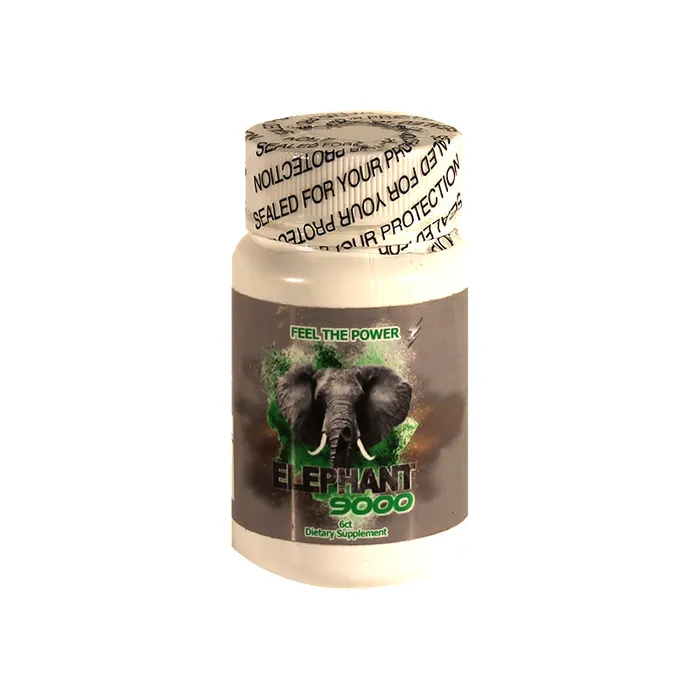 Gig Wholesale Inc Elephant 9000 Male Enhancer 6ct Bottle Male Sex Toys