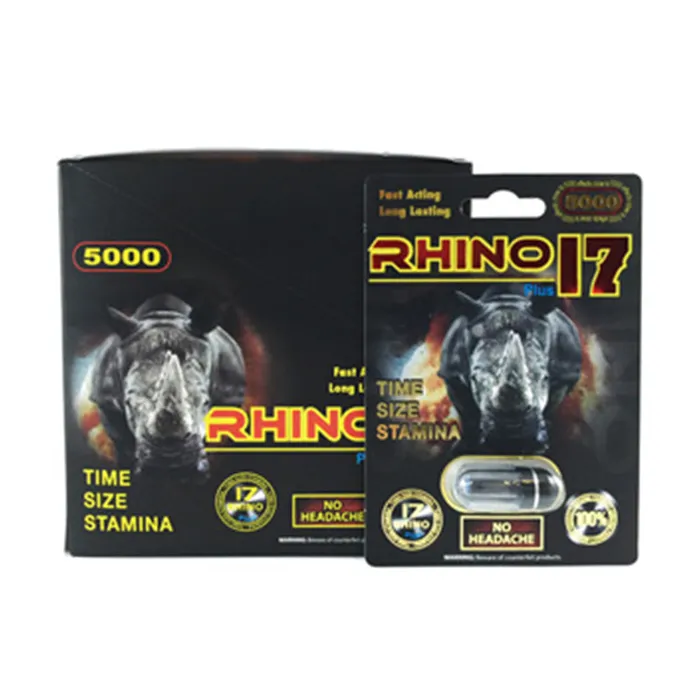 National Video Distributors Anal Rhino 17 5000 Plus Pills Case of 24