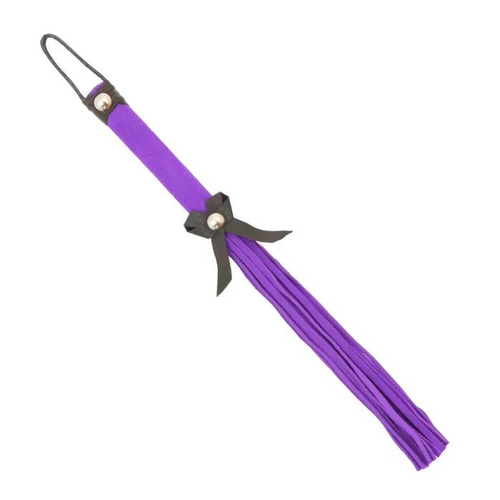Vibrators Love In Leather Suede Willy Whip