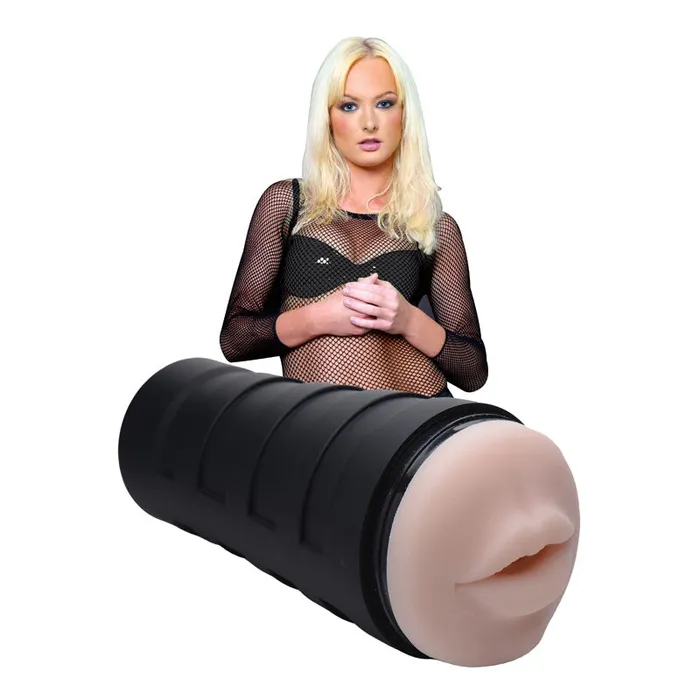 XR Brands Male Sex Toys Mistress Dani Deluxe Mouth Stroker Mouth Stroker