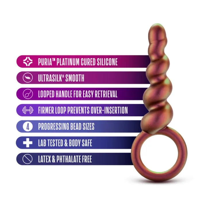 Anal Adventures Matrix Spiral Loop Butt Plug Blush Novelties Anal