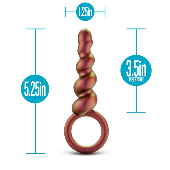 Anal Adventures Matrix Spiral Loop Butt Plug Blush Novelties Anal