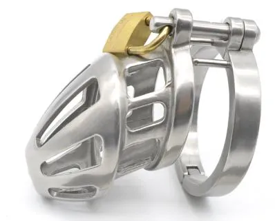 Extasy Male Sex Toys Vent Steel Chastity Cock Cage
