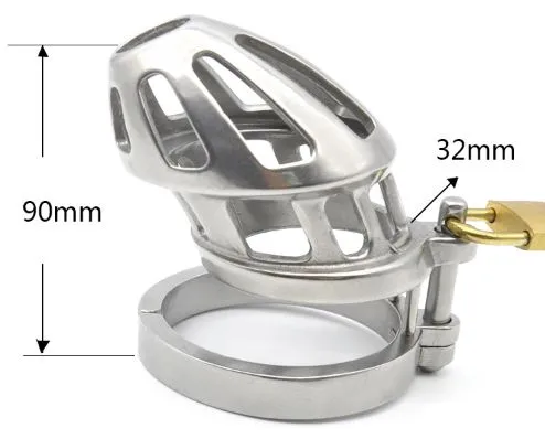 Extasy Male Sex Toys Vent Steel Chastity Cock Cage