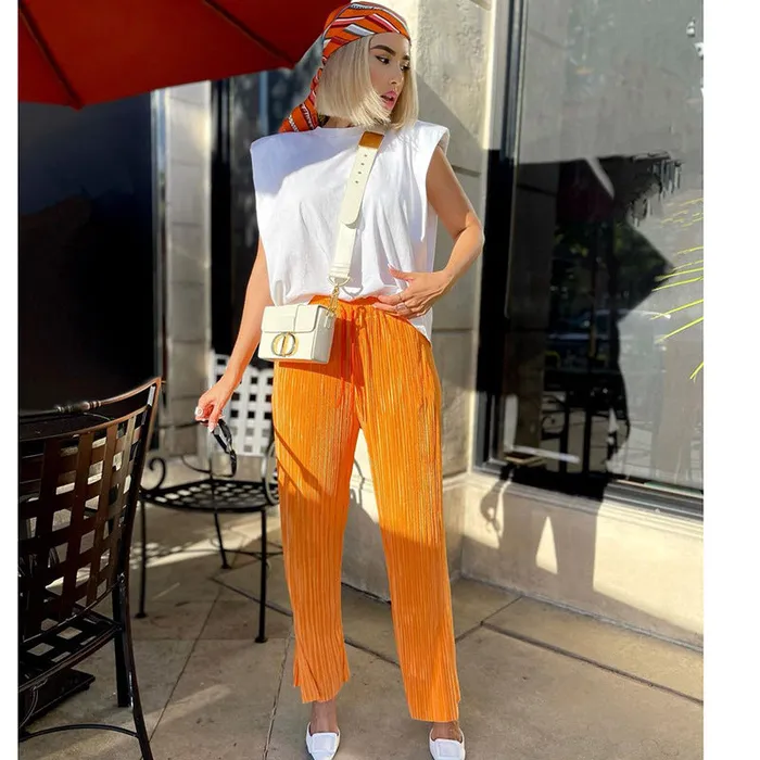Extasy Sunshine Pleated Pants Vibrators