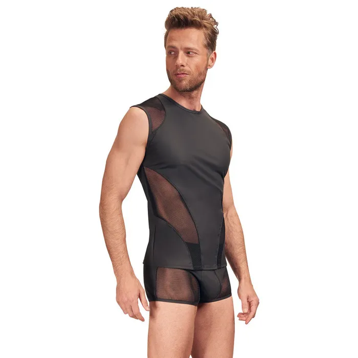 NEK Matte Look Sleeveless Shirt Black NEK Anal