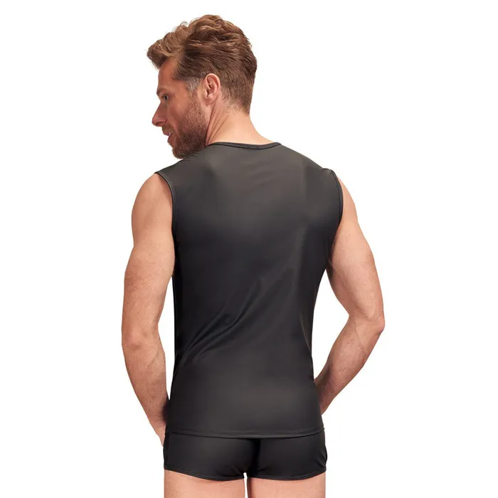 NEK Matte Look Sleeveless Shirt Black NEK Anal NEK Matte Look Sleeveless Shirt Black NEK Anal