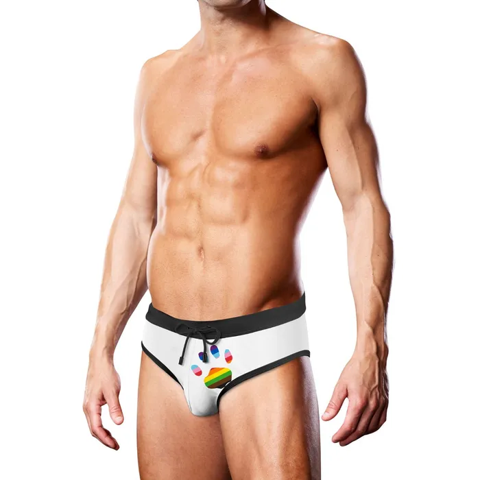 Prowler Swim Brief White Oversized Paw Medium Prowler Female Sex Toys