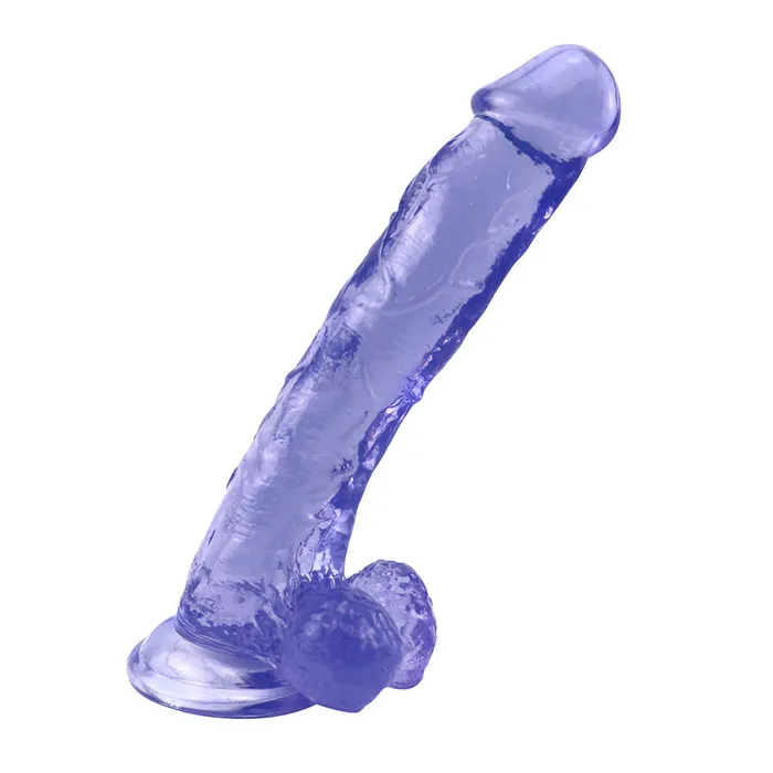  Rubber Dildo 10 inch blue Dildos