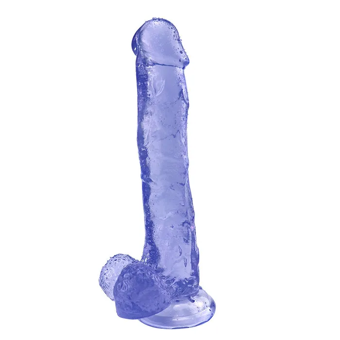  Rubber Dildo 10 inch blue Dildos