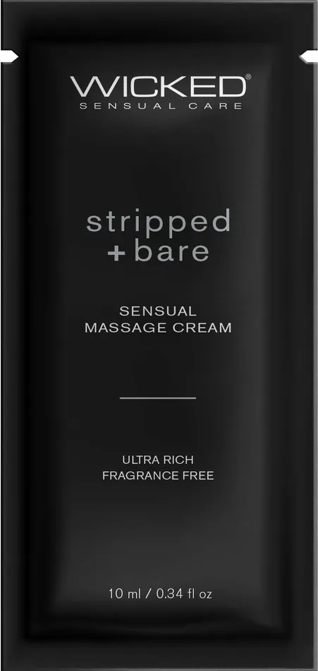 Wicked Couples Stripped Bare Massage Cream 34oz