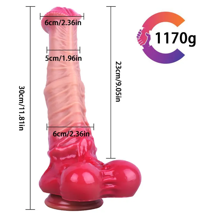MD 1181 Alien Horse Fantasy Silicone Giant Dildo MD Dildos