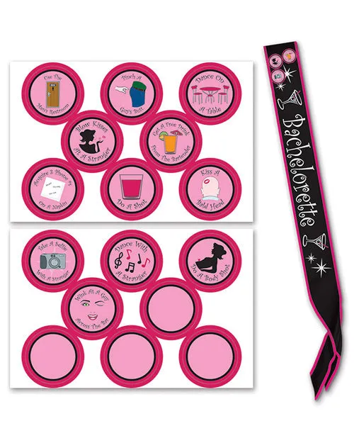 Bachelorette Sash Wstick On Badges Beistle Female Sex Toys