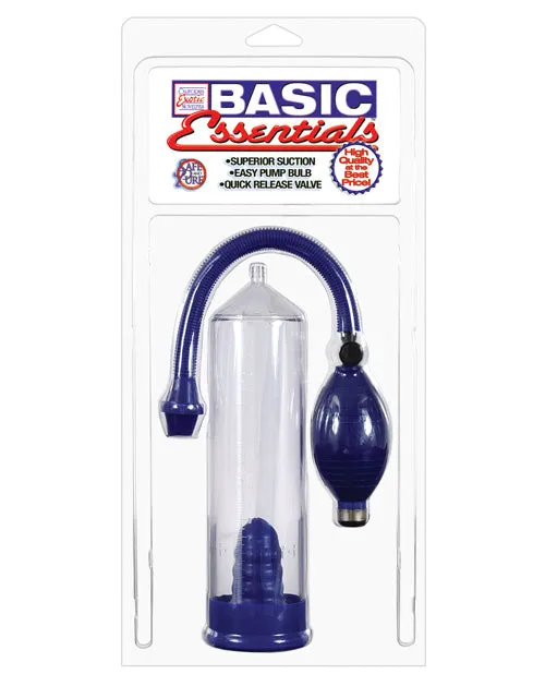 Basic Essentials Pump Blue California Exotic Novelties Anal
