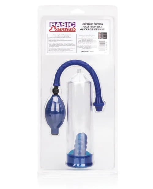 Basic Essentials Pump Blue California Exotic Novelties Anal