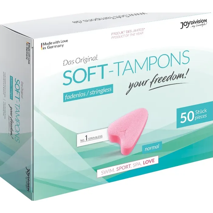 Beppy Soft Tampons Soft Sponge 50pack JOYDIVISION Male Sex Toys