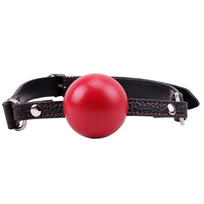 Chisa Novelties Male Sex Toys Ball Gag Fetish Red Adjustable BDSM Premium Quality