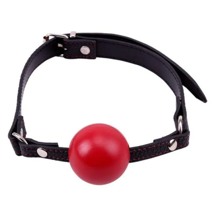 Chisa Novelties Male Sex Toys Ball Gag Fetish Red Adjustable BDSM Premium Quality