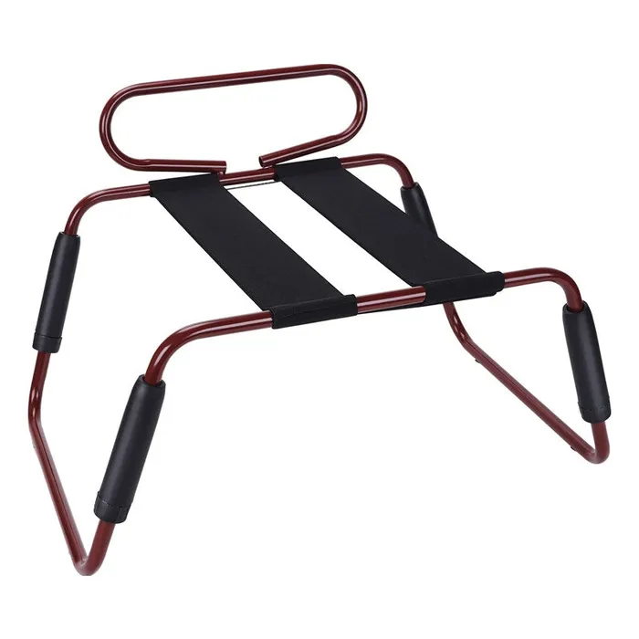 Daytona Male Sex Toys Dayton Adjustable Height Sex Chair with Handle Burgundy