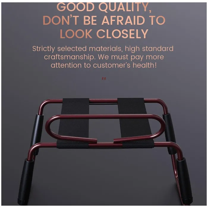 Daytona Male Sex Toys Dayton Adjustable Height Sex Chair with Handle Burgundy