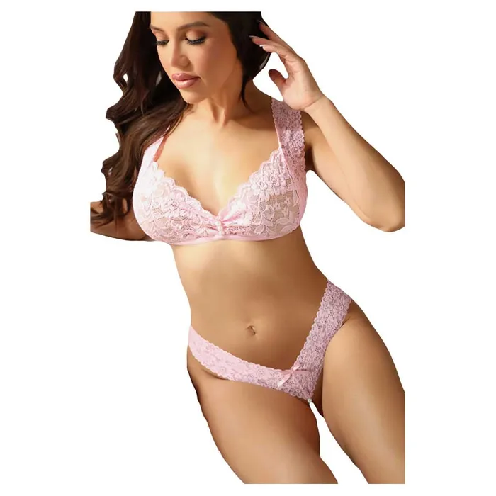 Fantasy Sweetest Thing Bralette and Pearl Gstring Panty iloveexcitement Female Sex Toys Fantasy Sweetest Thing Bralette and Pearl Gstring Panty iloveexcitement Female Sex Toys