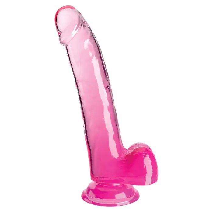 iloveexcitement Dildos King Cock Clear Dildo with Balls