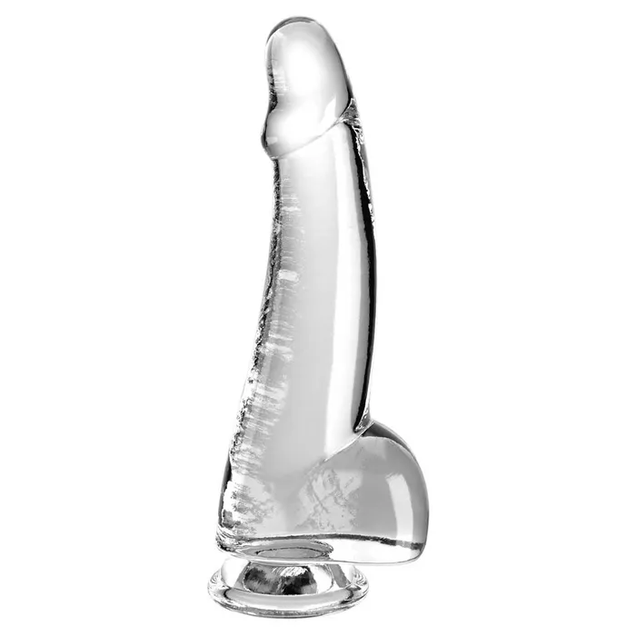 iloveexcitement Dildos King Cock Clear Dildo with Balls