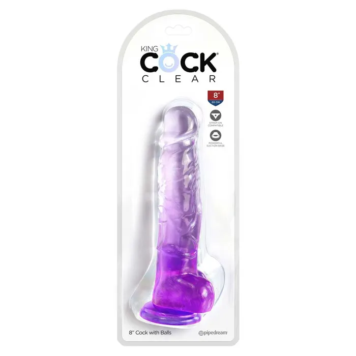 iloveexcitement Dildos King Cock Clear Dildo with Balls