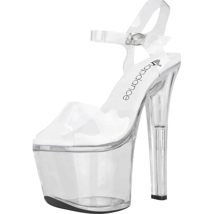 Lapdance Shoes Female Sex Toys Lapdance Shoes Clear Platform Sandal With Quick Release Strap 7 Heel Size 7