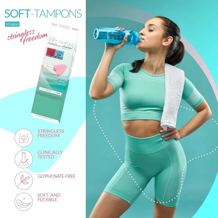 Male Sex Toys Beppy Soft Tampons Stringless Menstrual Sponge 10 Pack JOYDIVISION