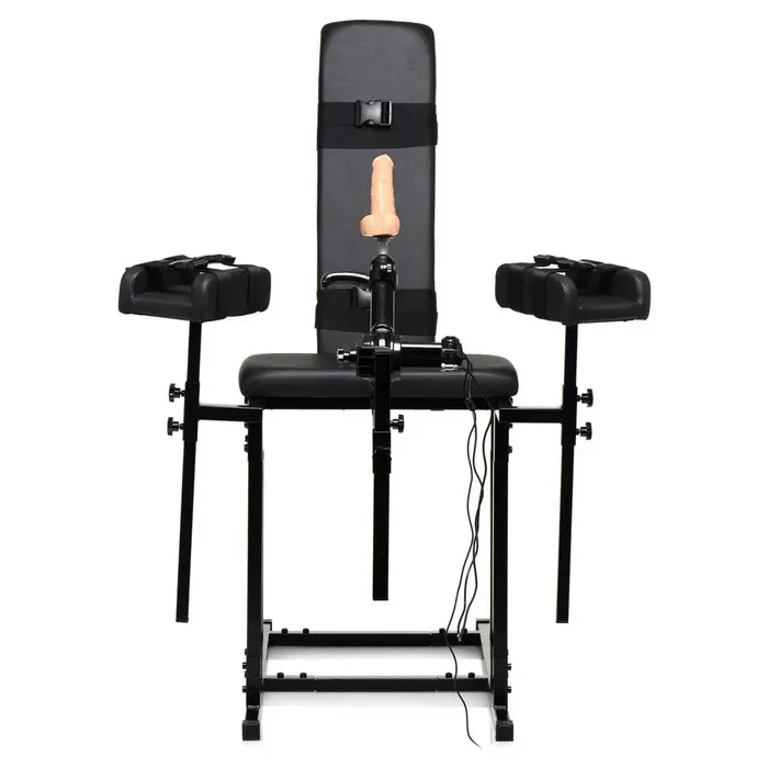 Master Series Ultimate Obedience Chair with Sex Machine iloveexcitement Female Sex Toys