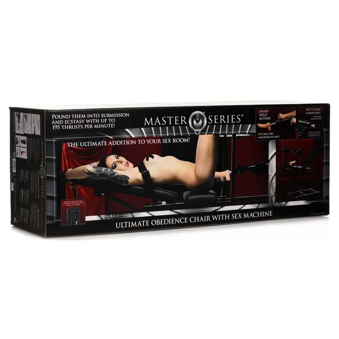 Master Series Ultimate Obedience Chair with Sex Machine iloveexcitement Female Sex Toys