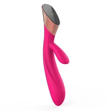 Metis Touch Panel Rabbit Vibrator Fuchsia Viotec Vibrators