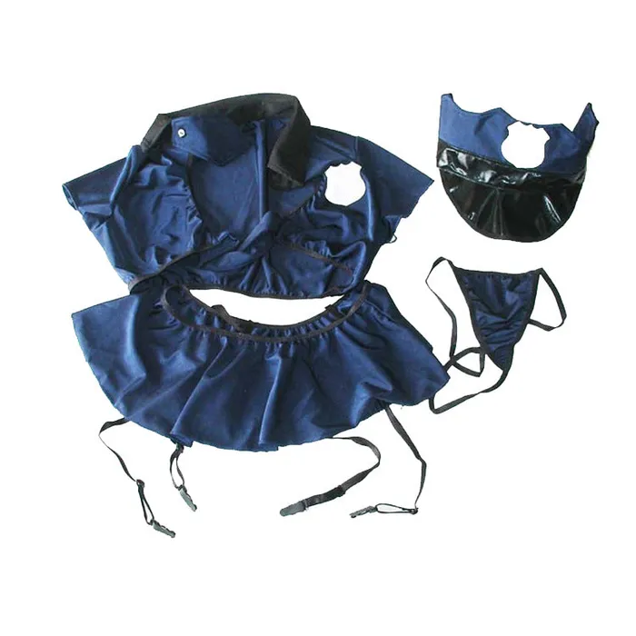 Onion Toy Male Sex Toys Policewoman Lingerie with Cap and Seductive Stockings Onion Toy Male Sex Toys Policewoman Lingerie with Cap and Seductive Stockings