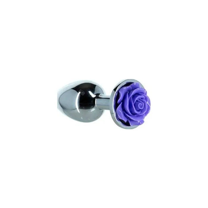 Purple Rose 3in Metal Butt Plug LUX Active Anal
