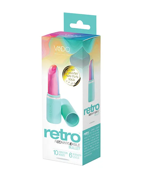 Savvy Co Vibrators Vedo Retro Rechargeable Bullet Lip Stick Vibe