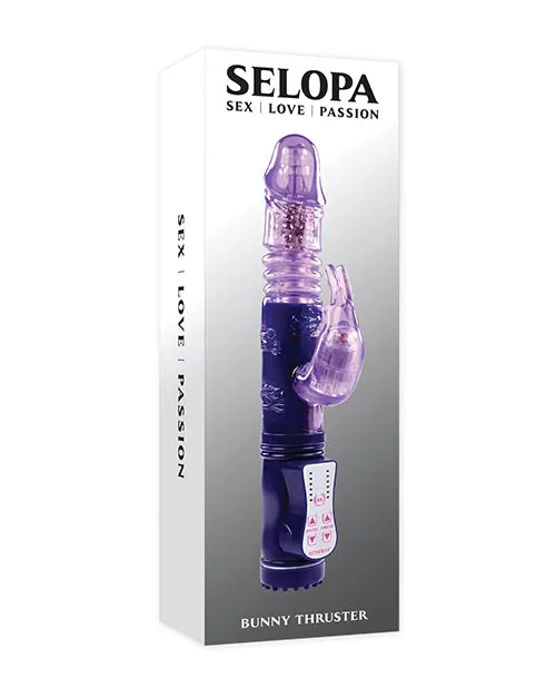 Selopa Bunny Thruster Purple Evolved Novelties INC Vibrators
