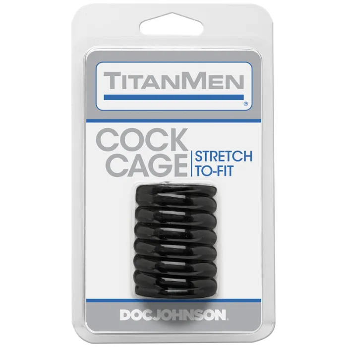 TitanMen Male Sex Toys TitanMen Cock Cage Sleeve Black