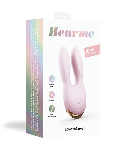 Vibrators Lovely Planet Love to Love Hear Me Flexible Ear Stim Baby Pink