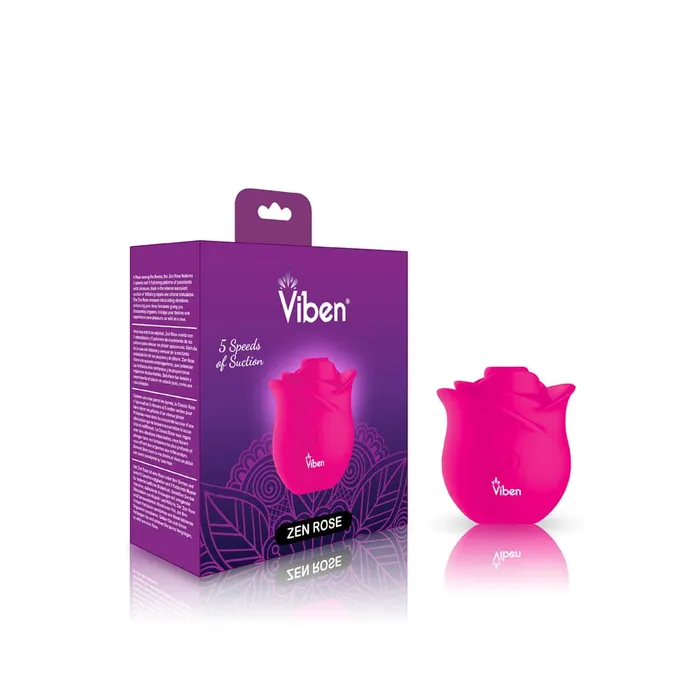 Vibrators Viben Viben Zen Rose Handheld Rose Clitoral and Nipple Stimulator Vibrators Viben Viben Zen Rose Handheld Rose Clitoral and Nipple Stimulator